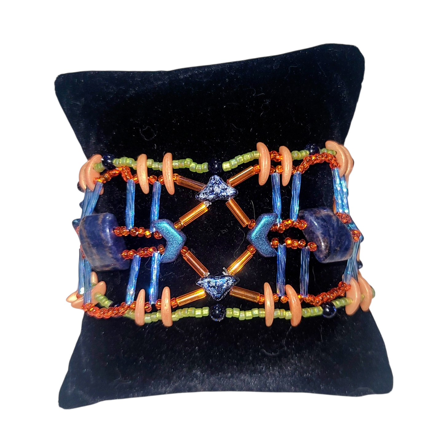 Sodalite Jaali Bracelet