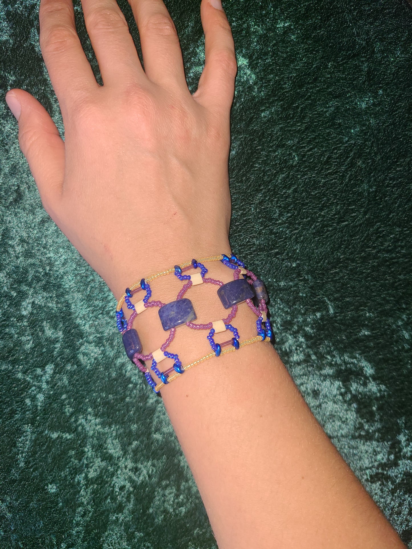 Sodalite Bohemian Dreamweave Bracelet