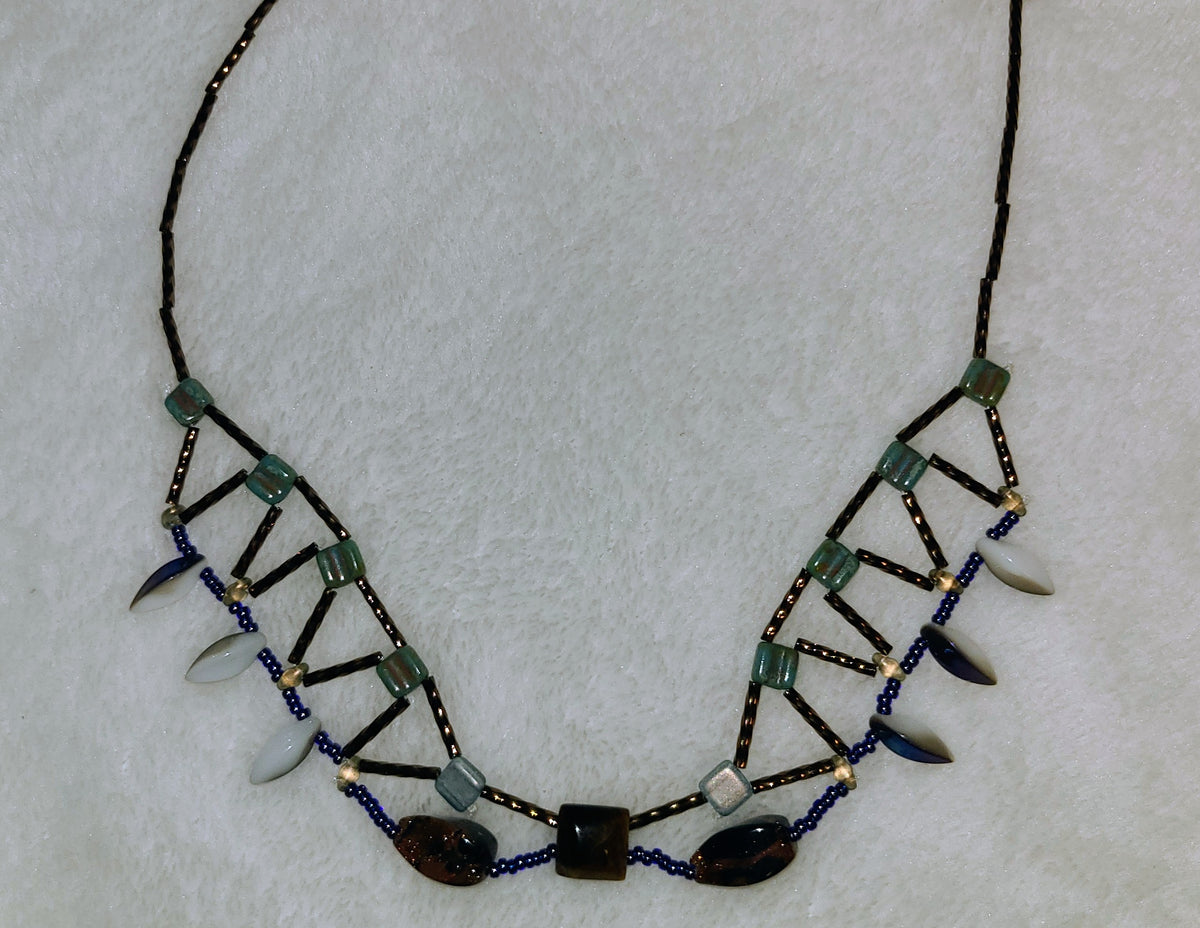 Tiger Eye After Hortense Necklace