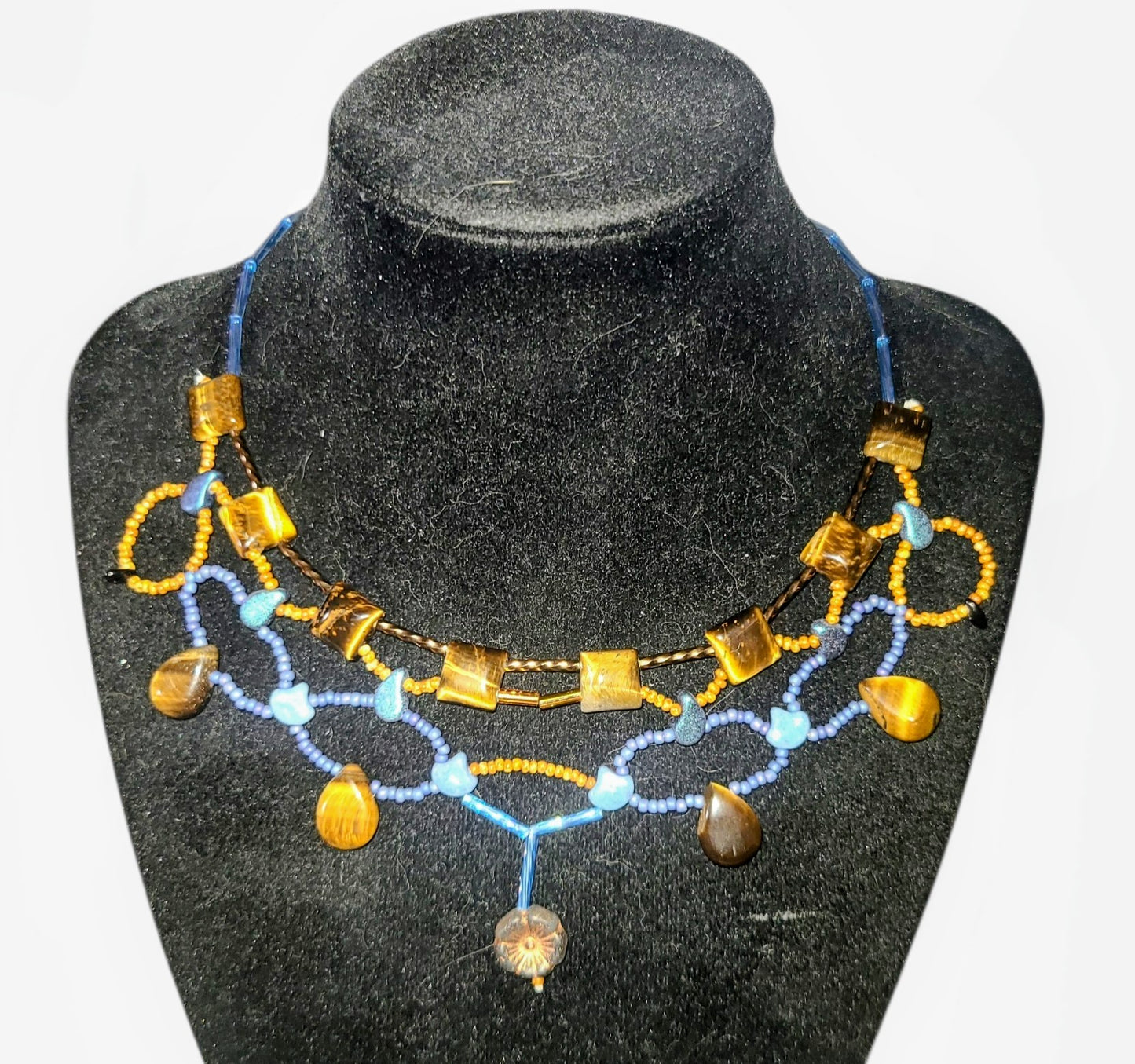 Tiger Eye Cleopatra Necklace