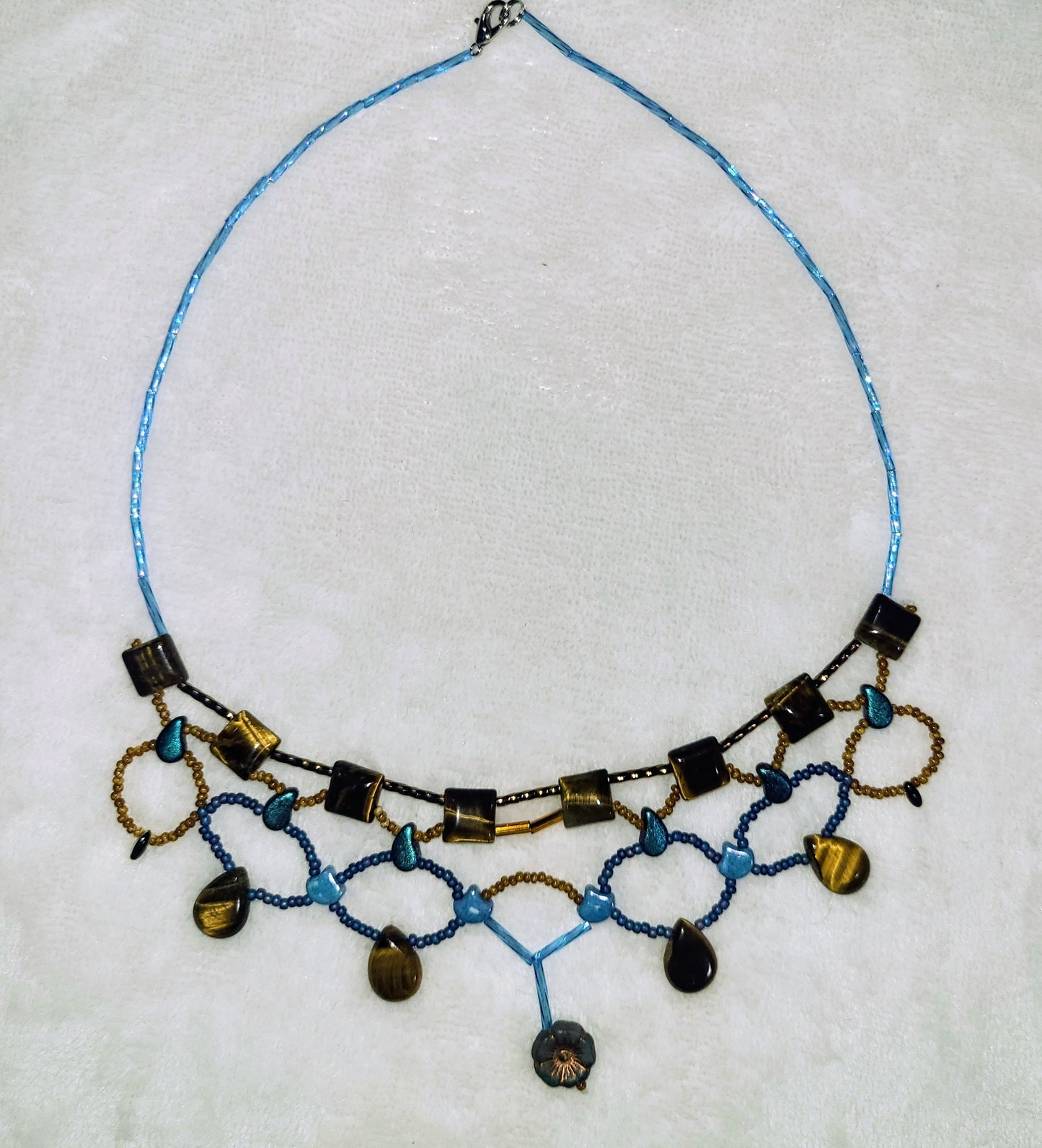 Tiger Eye Cleopatra Necklace