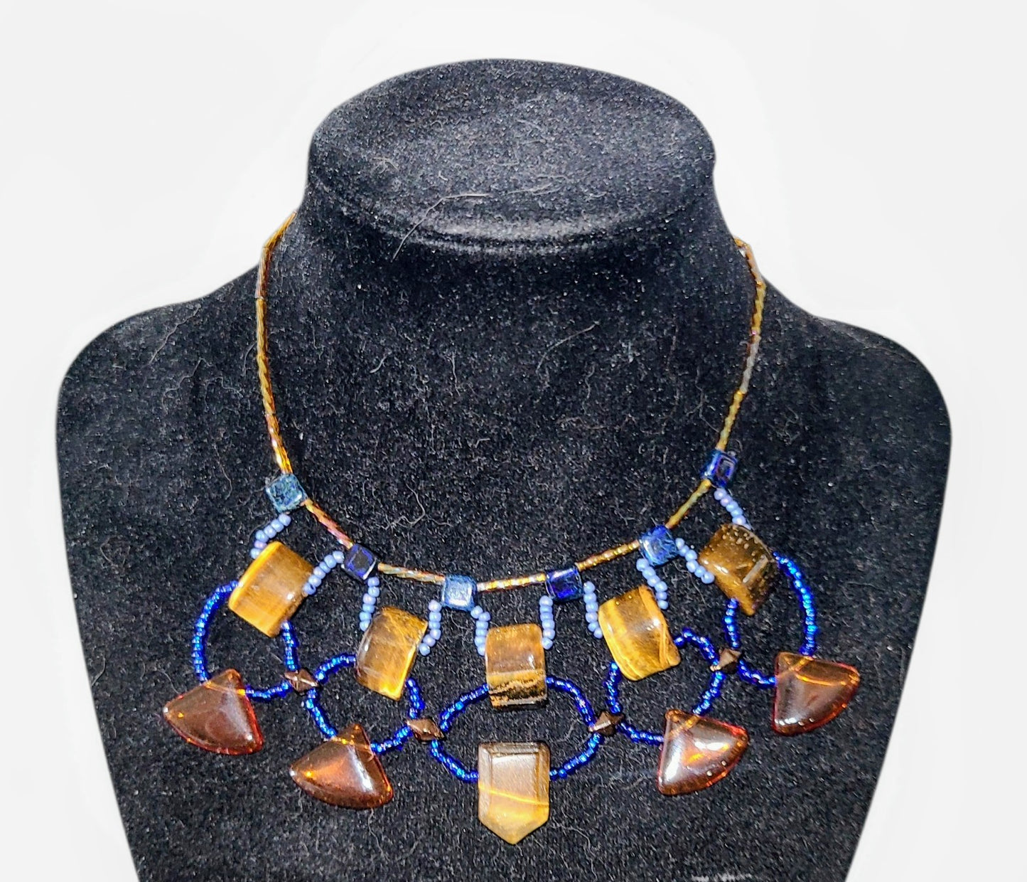 Tiger Eye Painted Desert Necklace