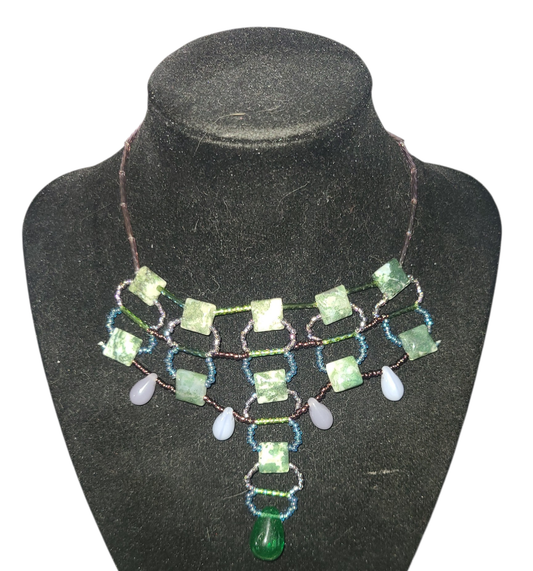 Tree Agate Desert Dusk Necklace