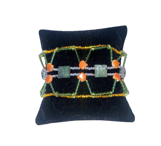 Tree Agate Khotan Bracelet