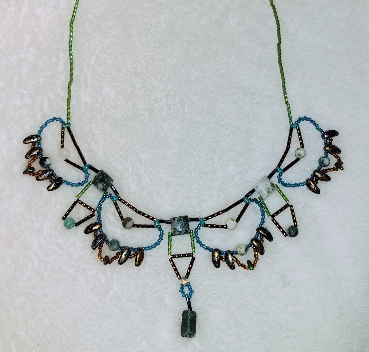 Tree Agate Nitot Necklace