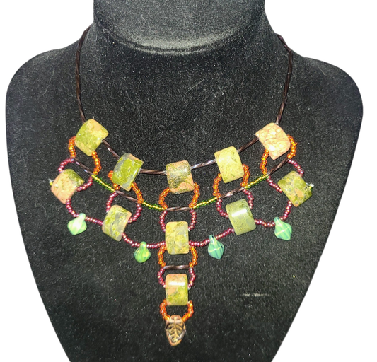 Unakite Desert Dusk Necklace