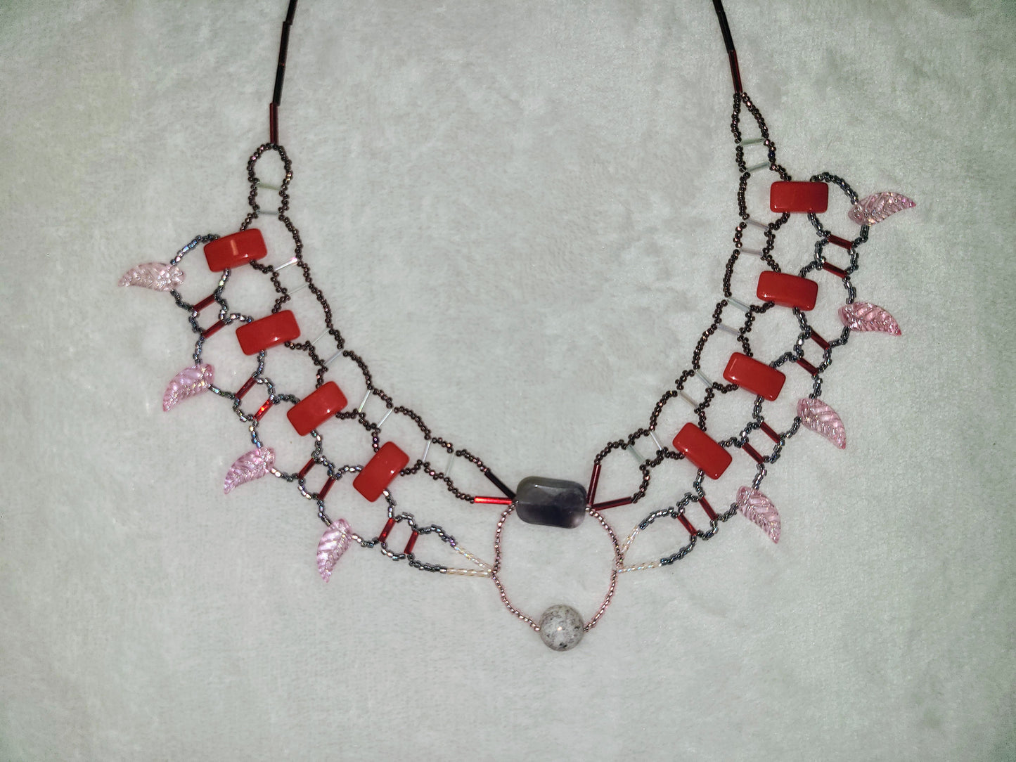 Valentine Fairy Burnished Collar Necklace